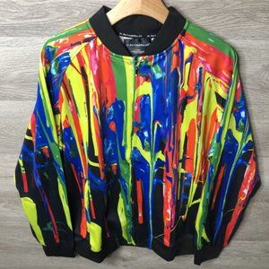 Mr. Bao Long & Miss GO 2XL Festival Art Zip Jacket